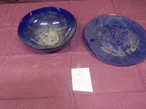 Dark blue plate and Bowl set...