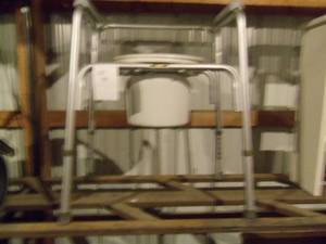 Walker with commode...