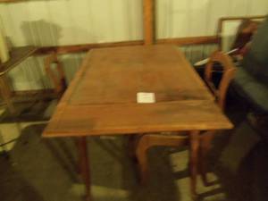 Antique Dining table with 2 chairs...