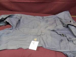 Light blue mechanic coveralls...