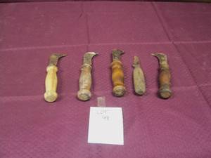 Antique hand tool wood handled Hawk...