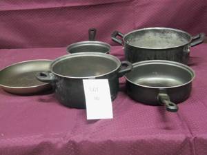 Aluminum non stick pot and pan set...