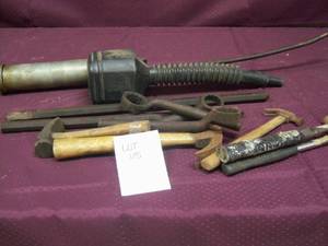 Bucket of Misc tools (including 3 w...