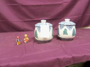 2 Antique Jars 2 Antique children ...
