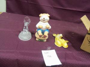 Dog statue piggy bank Deer statue...