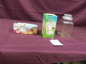 Glass clear Jar Toastmaster Coffee...