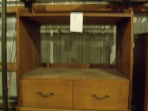 Wooden TV Stand 2 drawers and 2 she...