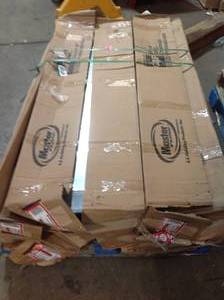 Pallet with Master Flow 14 in. x 8 in. x 4 ft. Half Section Rectangular Duct see pictures