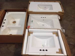 Lot of assorted Ceramic Sinks see pictures