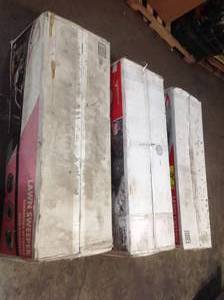 Lot of 3 Brinly Lawn Sweeper see pictures