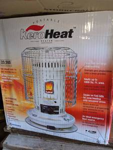 lot 221 image: Sengoku KeroHeat 23,500-BTU IndoorOutdoor Portable Convection Kerosene Heater, CV-23K