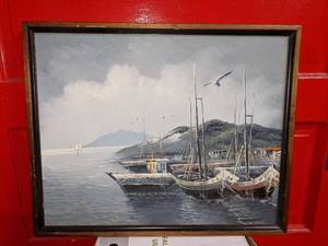 lot 95 image: Original Oil on Canvas Signed & Framed Painting