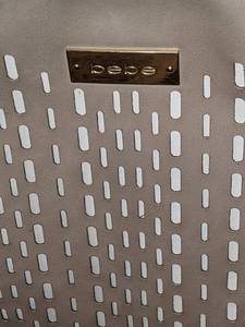 lot 122 image: Bebe Warm Taupe Tall ShopperTote Bag