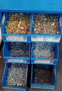 lot 11 image: Fastenal 6 drawer hardware cabinet full