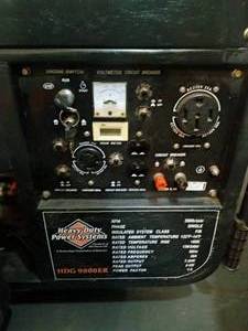 lot 2 image: Heavy duty power systems HDG9000ER generator
