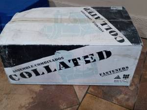 lot 44 image: Full box of coil smooth shank nails