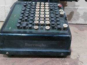 lot 46 image: Burroughs Adding Machine