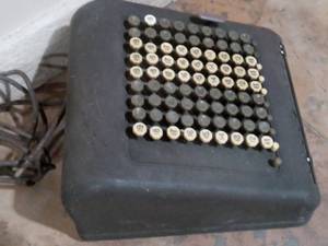 lot 47 image: VIntage Burroughs Adding Machine