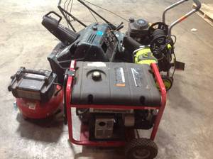 Lot with assorted tools for parts or repair see pictures