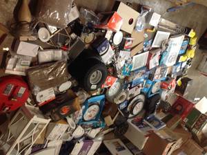 Lot of assorted hardware, lighting, and misc items see pictures