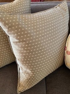 lot 21 image: Seven Decorative Throw Pillows