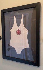 lot 34 image: Amazingly Cool Framed Vintage Swimsuit