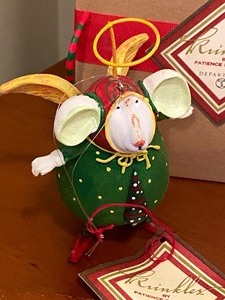 lot 39 image: Two Department 56 Ornaments- Krinkles by Patience Brewster