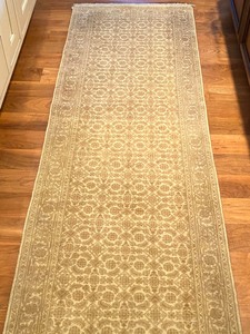 lot 49 image: Carpet Runner- Indo Herati Handmade Rug