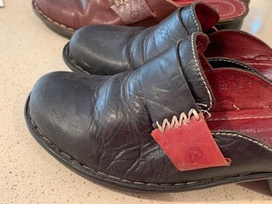 lot 96 image: Two Pairs of Womens Josef Seibel Leather Slip On Shoes