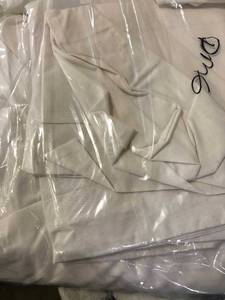 Organic 3-Piece Natural Solid Cotton Percale Full Duvet Cover Set, 40105D-F-NATURAL, NEW