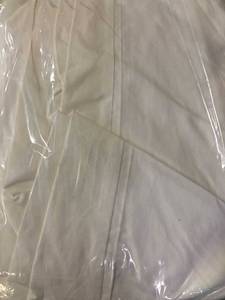 White Solid Supima Cotton Percale Queen Duvet Cover, DQ39-Q-WHITE, NEW