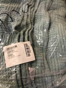 Basketweave Blanket Queen SEA SPRAY, 85023-Q-SEA-SPRAY, NEW