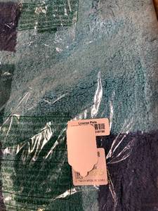 Borderline Neutral 24 in. x 40 in. Cotton Bath Rug, VJ60-24X40-NEUTRAL, NEW