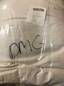 Best Medium Down Queen Pillow (1), PP34-Q-WHITE, NEW