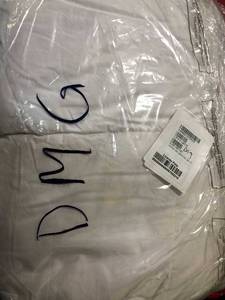 LaCrosse Medium Warmth White King Down Comforter, C3F4-K-WHITE, NEW