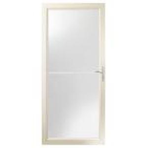 lot 5 image: Andersen 36 in. x 80 in. 2500 Series Almond Universal Self-Storing Aluminum Storm Door - Right Handed