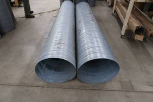 lot 6 image: 20 SPIRAL ROUND DUCT