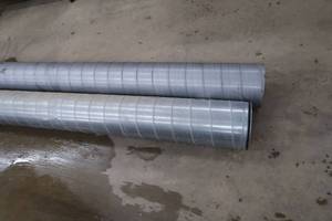 lot 12 image: STEEL SPIRAL  DUCT PIPE
