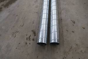 lot 16 image: STEEL SPIRAL  DUCT PIPE