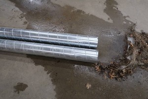 lot 17 image: STEEL SPIRAL  DUCT PIPE