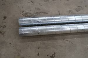 lot 18 image: STEEL SPIRAL  DUCT PIPE