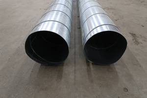 lot 19 image: STEEL SPIRAL  DUCT PIPE