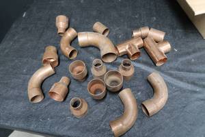 lot 91 image: COPPER FITTINGS