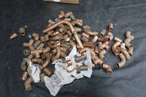 lot 95 image: COPPER FITTINGS