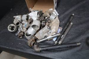 lot 97 image: MISC. STEEL FITTINGS