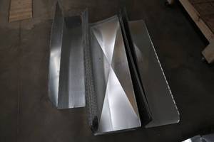 lot 163 image: DUCT WORK PIECES SHEET METAL