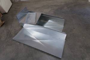 lot 165 image: DUCT WORK PIECES SHEET METAL