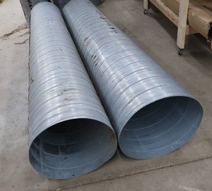 lot 1 image: 20 SPIRAL ROUND DUCT