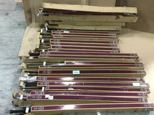 Lot of Home Decorators Curtain Rods open box customer REturns see pictures