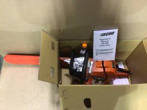 Echo 24 in. 59.8 cc Gas 2-Stroke Cycle Chainsaw see pictures